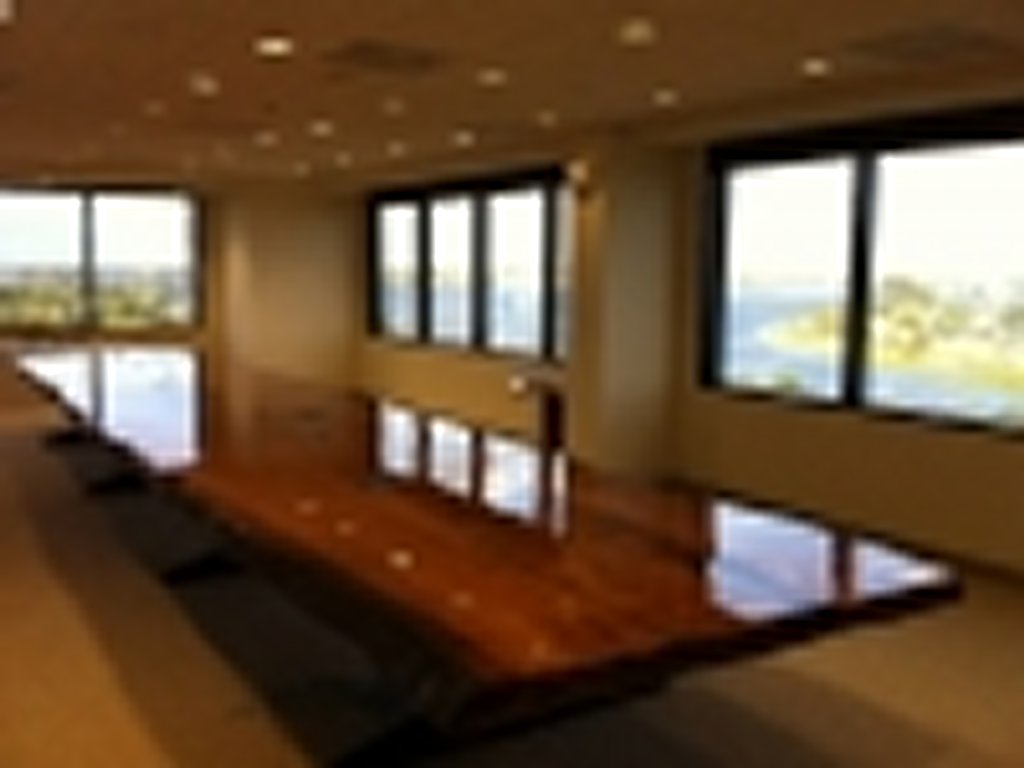 The Finished Table- The longest single-slab table top in the US!