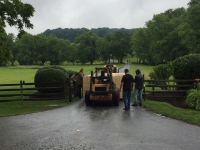 On site, on the way in!